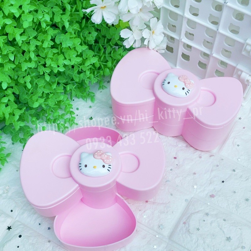 Hộp đựng trang sức hình nơ Hello Kitty