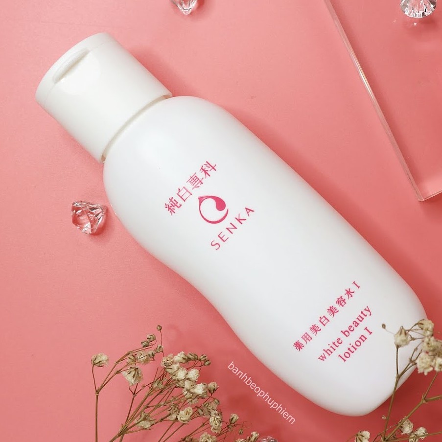 Nước Dưỡng Làm Mềm Và Trắng Da Senka White Beauty Lotion 200ml