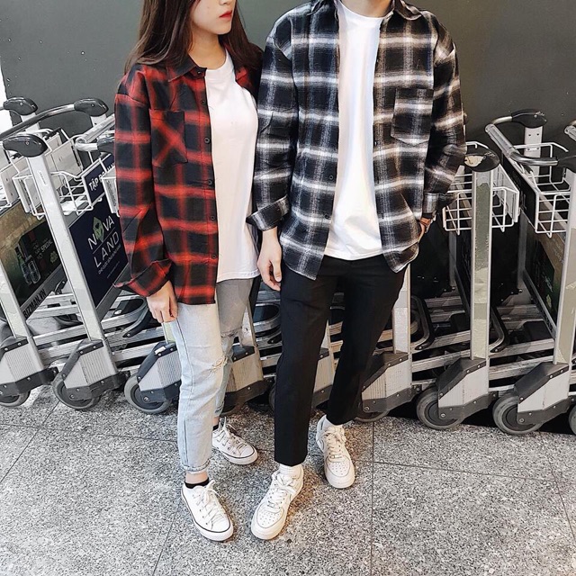 Áo sơ mi caro dài tay | BigBuy360 - bigbuy360.vn