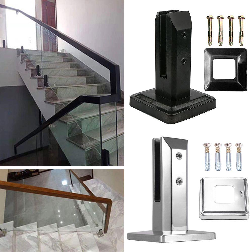 YOLA Giá Đỡ Kẹp Cửa Kính Bằng Thép Không Gỉ Tiện Dụng