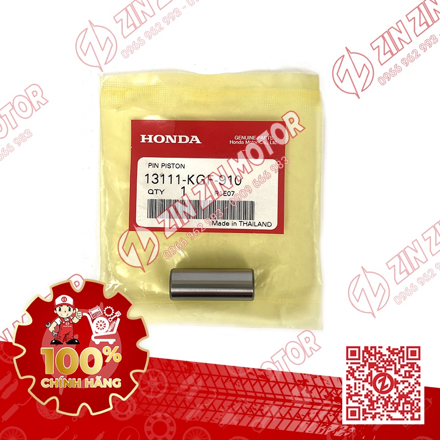 Ắc piston Click Vario 150 eSP K59 Vario 150 eSP K59J 13111-KGF-910 chính hãng Honda Thailand