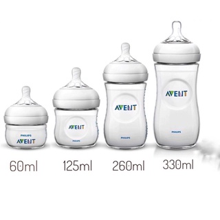 Tách set bình sữa avent 125ml/260ml