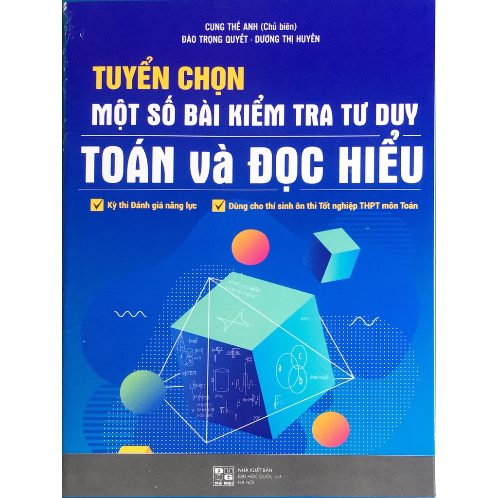 Sách FM - Tuyển chọn một số bài kiểm tra tư duy Toán  và Đọc hiểu (B70)