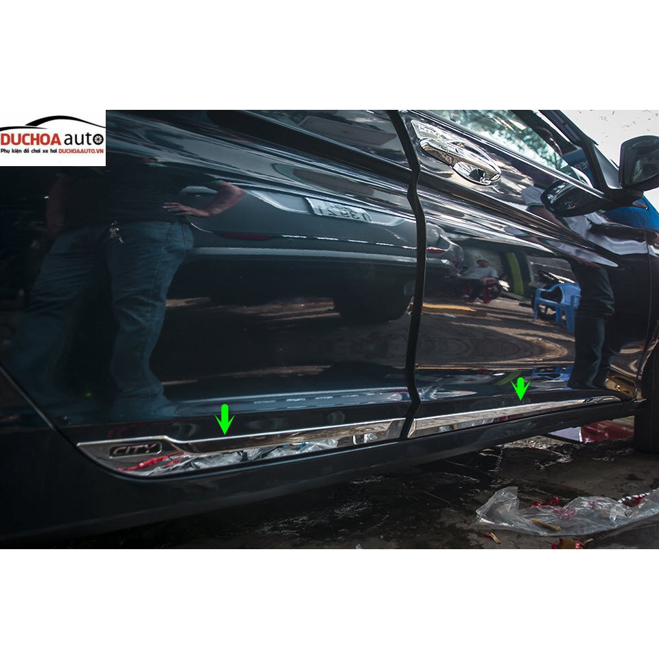 Nẹp trang trí sườn xe Honda City 2016-2020