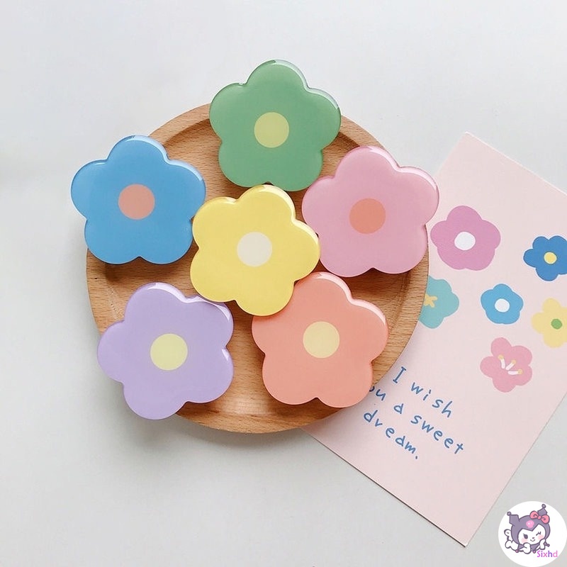 Giá đỡ điện thoại hình bông hoa màu cầu vồng đáng yêu tiện lợi