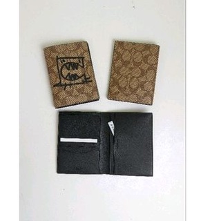 Ví Coach 37470 Passport Case In Colorblock Signature Canvas With Striped Coach Patch