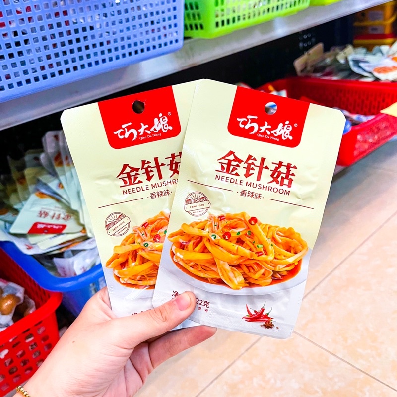 NẤM KIM CHÂM SỐT CAY