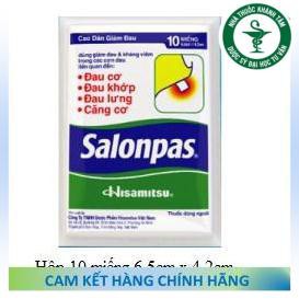 ! ! Cao dán Salonpas - Đau cơ, đau khớp, đau lưng, căng cơ