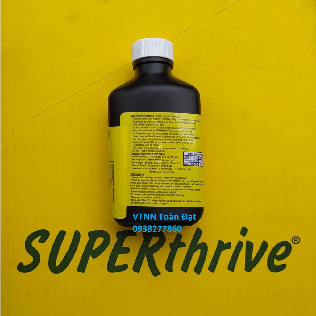 Thuốc Superthrive 120ml Kích Thích Sinh Trưởng cho Lan, Super Thrive chai 120ml