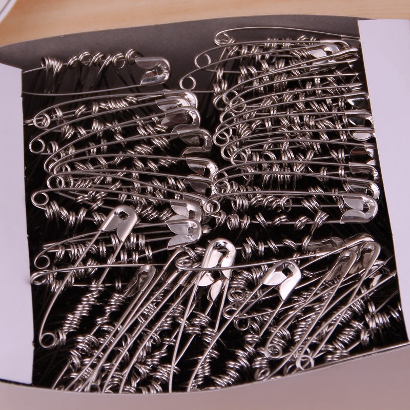 100 Kim Khâu Bằng Thép Không Gỉ Màu Bạc