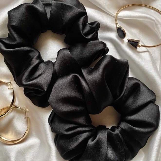 Dây buộc tóc,cột tóc scrunchies hoạ  tiếc đẽ thương