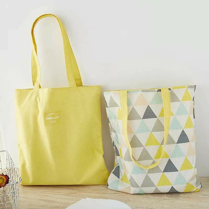 Túi tote canvas 2 mặt