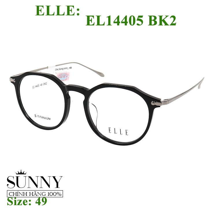 Gọng kính Elle EL14405 chính hãng, bảo hành toàn quốc