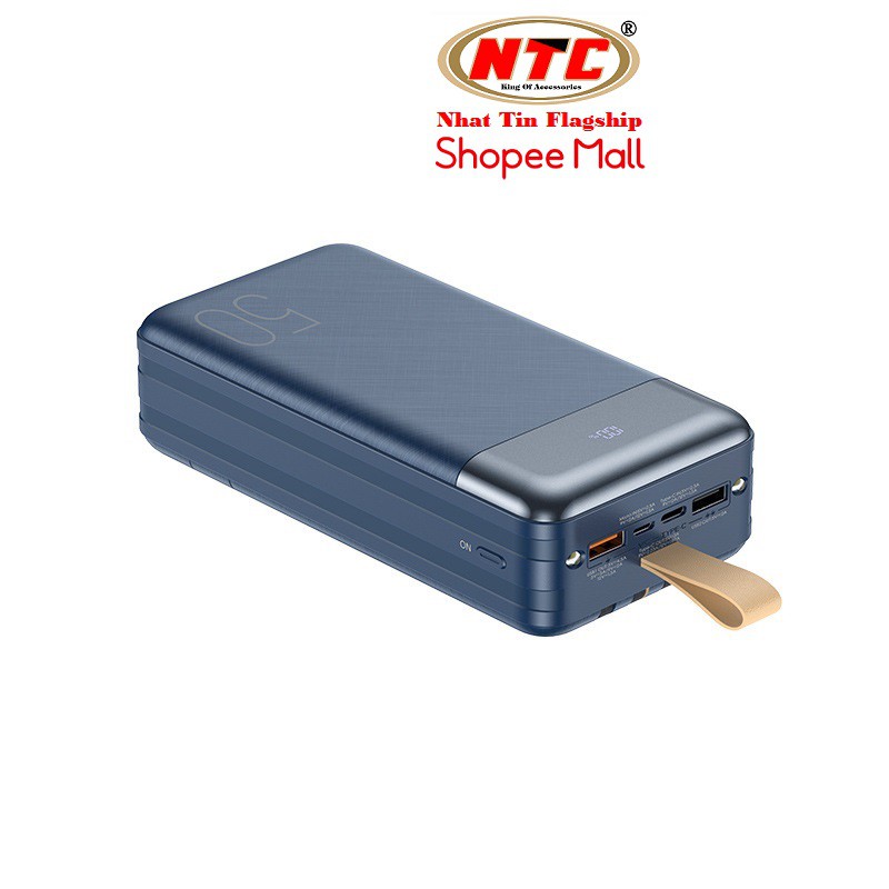 Pin sạc dự phòng Remax RPP-200 50000mAh QC22.5W PD20W, 3 Inputs 6 Outputs, lõi Li-Polymer (Xanh) - Hãng phân phối