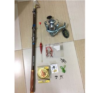 Bộ cần câu shimano 3m6 máy kfb6000 tải cá dưới 17kg cao cấp