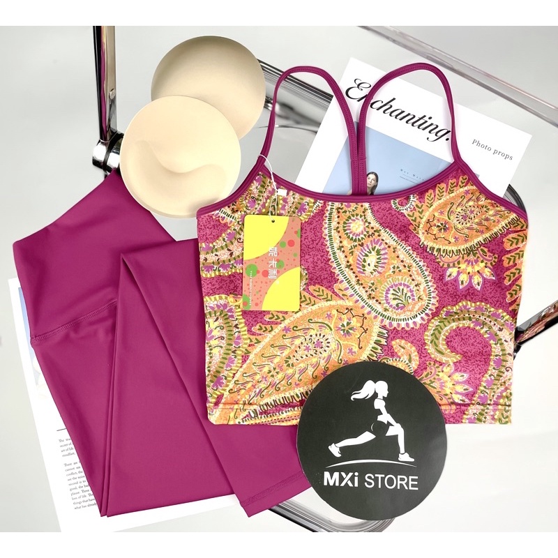 ĐỒ TẬP YOGA_GYM SET HOẠ TIẾT