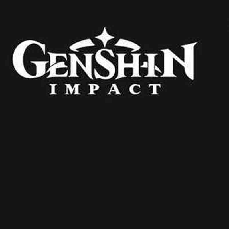 Áo Thun Tay Ngắn Họa Tiết Genshin Impact Màu Dạ Quang Cá Tính