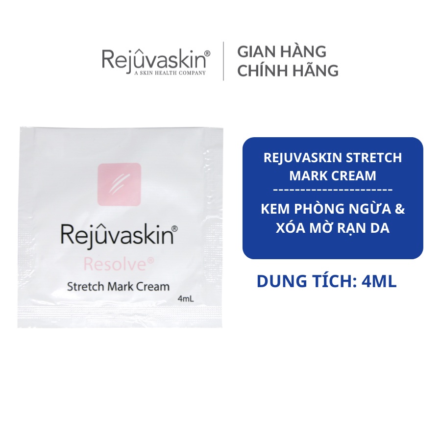 Sample kem phòng ngừa và xóa mờ rạn da REJUVASKIN Stretch Mark Cream 4ml