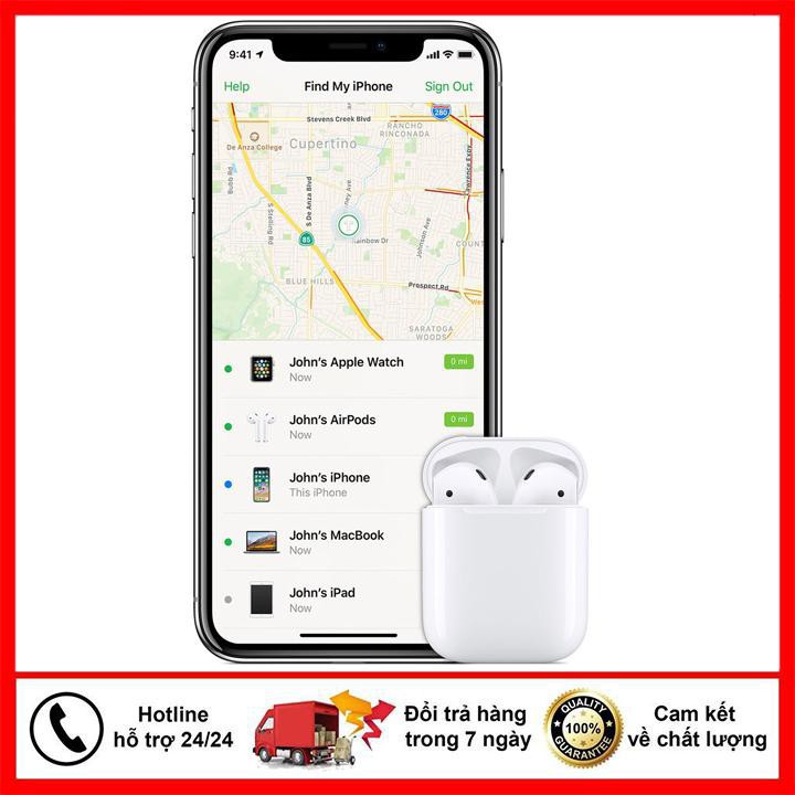 [ AIRPODS 2 LOẠI 1 ] Tai Nghe Bluetooth Tai Nghe Không Dây ✅ FREESHIP✅ Đổi Tên Định Vi Phiên Bản Dùng Cả IOS &amp; Androi