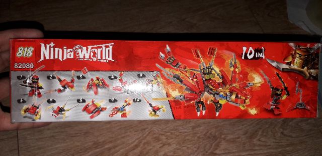 Bộ lắp ráp Lego Ninjago Word Rồng có trên 200 chi tiết MS82080