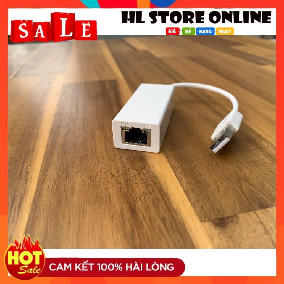 💖 Cáp USB ra Lan 2.0 Cho Macbook, Pc, Laptop hỗ Trợ Ethernet 10/100 Mbps Chính Hãng Ugreen 20253