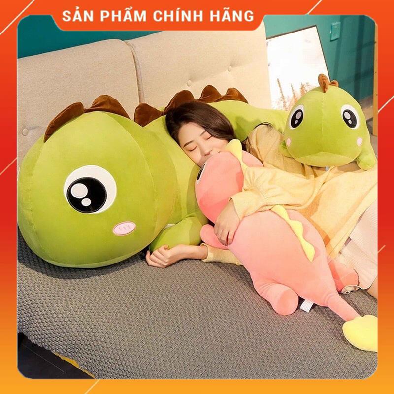 Gấu Bông Khủng Long Đuôi Tim Siêu To Khổng Lồ - Gối Ôm Hình Thú khủng Long Siêu Êm Kích Thước 50cm - 90cm -1m2 MSP50737