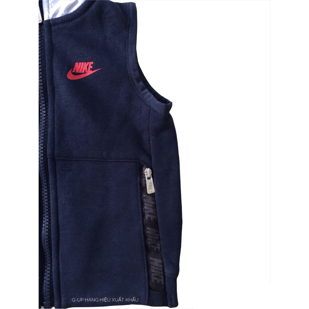 Áo Khoác Gile NIKE Bé Trai Có Mũ Xuất Xịn