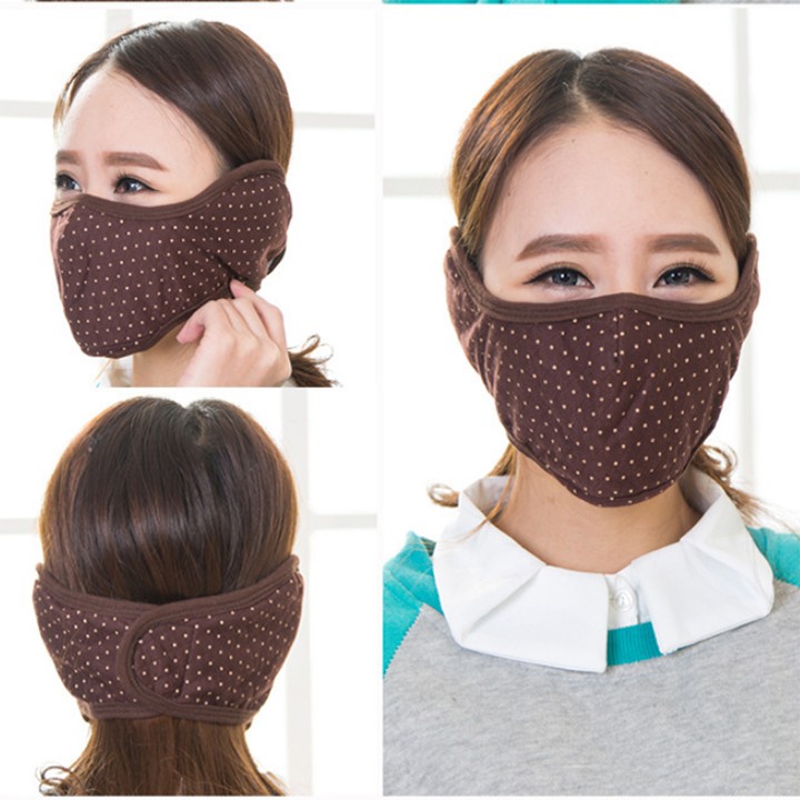 Khẩu trang nam nữ đa năng che bịt tai kiêm khăn đầu chống lạnh mùa đông | BigBuy360 - bigbuy360.vn