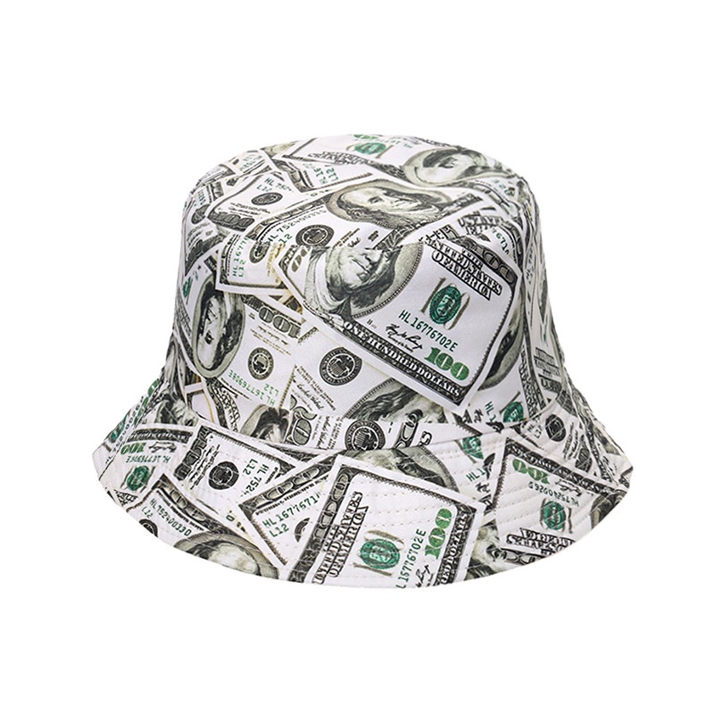 Nón Bucket In Hình Tiền Đô La Thời Trang Nam Nữ