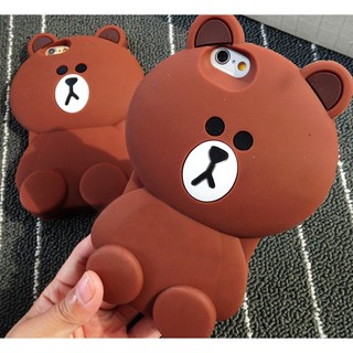 Ốp gấu nổi Brown 3D siêu dễ thương.