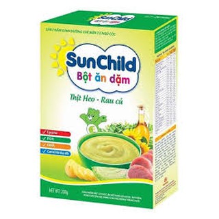 Sunchild Bột ăn dặm dành cho bé tập ăn.....