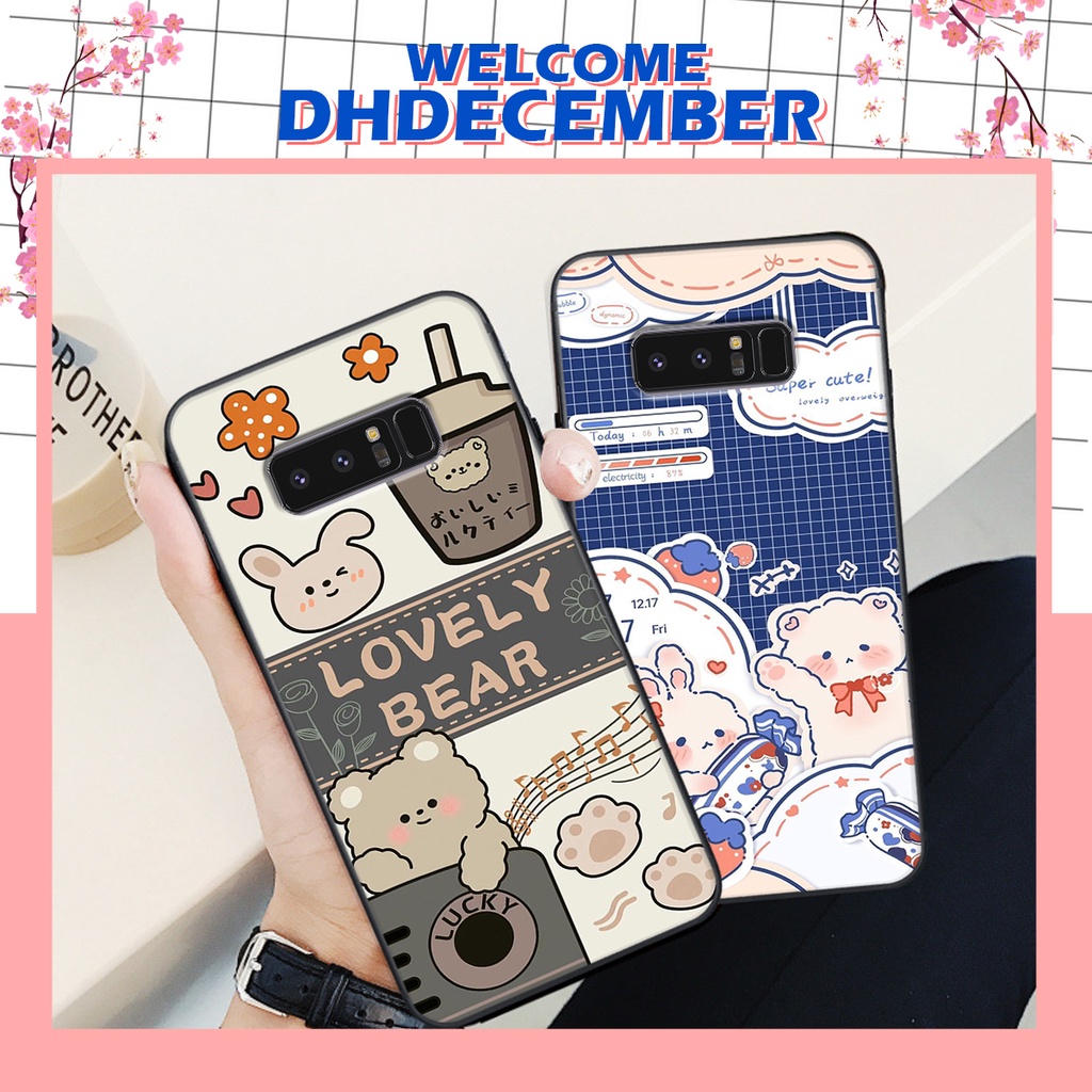 Ốp lưng Samsung  NOTE 8 in hình nice ,good luck happy ốp xinh viền dẻo đẹp chất