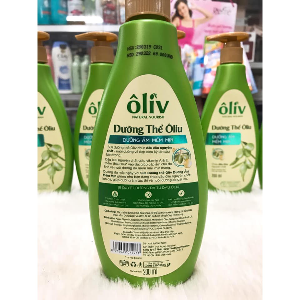 Sữa Dưỡng Thể Oliv Purite By Prôvence Nuôi Dưỡng Mịn Màng 200ml | BigBuy360 - bigbuy360.vn