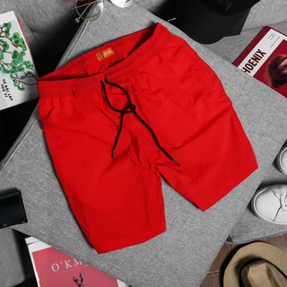 Quần Shorts Gió Cạp Chun Dáng Thể Thao, Vải Mềm Siêu Nhẹ