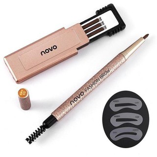 Bộ Chì Mày Định Hình 3 Kiểu Novo Fashion Brow NO.5146