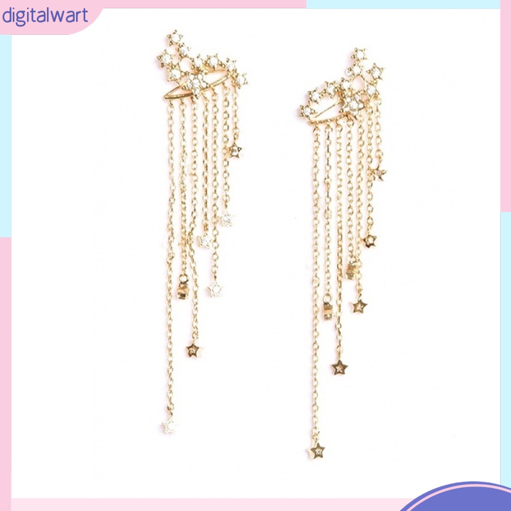 Bông tai dáng dài tua rua độc đáo thời trang dành cho nữ