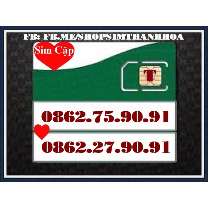 Sim 4g Viettel Sim Viettel số đẹp cặp tình nhân đẹp P5
