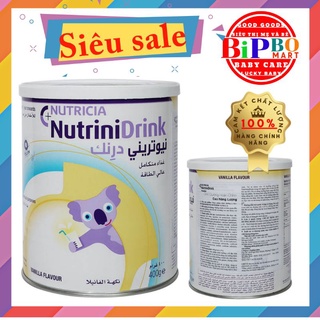 (DATE MỚI 5/2022) Sữa NutriniDrink vị vani 400gr nhập khẩu đức ( TĂNG CÂN TRONG 28 NGÀY)
