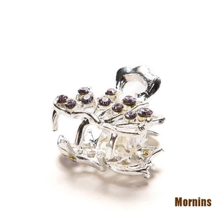 Ms❀Kẹp Tóc Càng Cua Mini Hình Hoa Pha Lê Phong Cách Mới