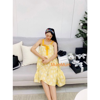Đầm Bầu mặc nhà  style Hàn Quốc