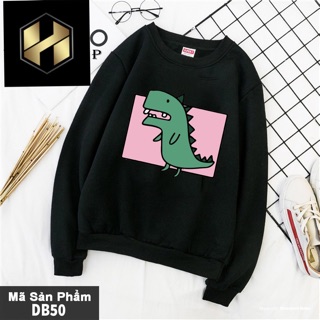 ÁO SWEATER NAM NỮ DRAGON có size lớn đến 100kg vải nỏ bông cao cấp