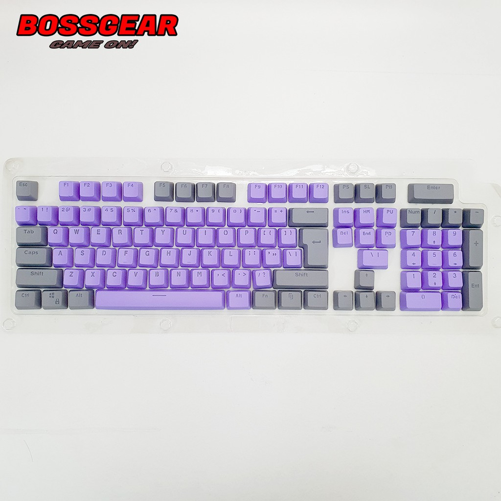 Bộ Keycap PBT 106 BG1-v2 Phím Double Shot Xuyên LED ( OEM Profile, Ansi layout )