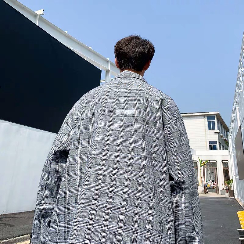 Áo blazer nam sọc caro | BigBuy360 - bigbuy360.vn