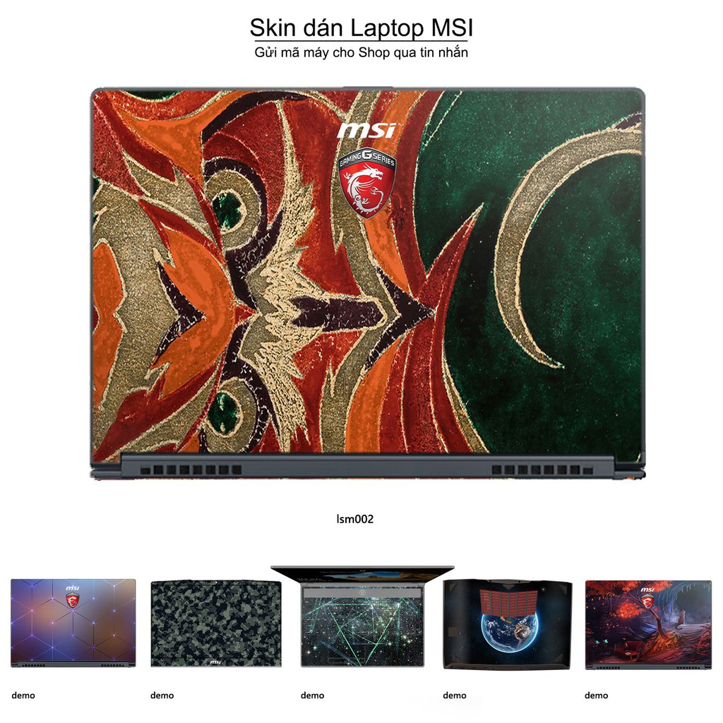 Skin dán Laptop MSI in hình Athena Noctua - Linh Vật Của Trí Tuệ - lsm002 (inbox mã máy cho Shop)