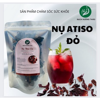 Nụ atisô đỏ , hoa bụp giấm ( dried hibiscus roselle buds trà atisô sấy khô tinh khiết | bạch hương thảo