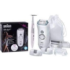 Máy nhổ lông Braun 7561 Silk-épil Legs, body & face wet & dry - Tẩy lông nhanh chóng, dùng được trong nước | BigBuy360 - bigbuy360.vn