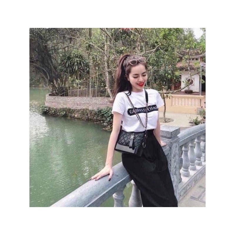 Túi xách nữ đeo bụng, 4 dây đeo chéo đeo vai da vân siêu sang chảnh