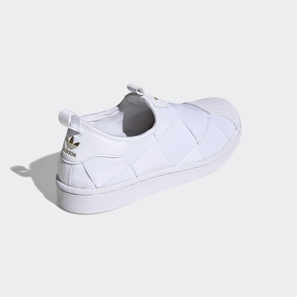 [Adidas giày]Giày adidas ORIGINALS Nữ Slip-On Superstar Màu Trắng FV3186 ?