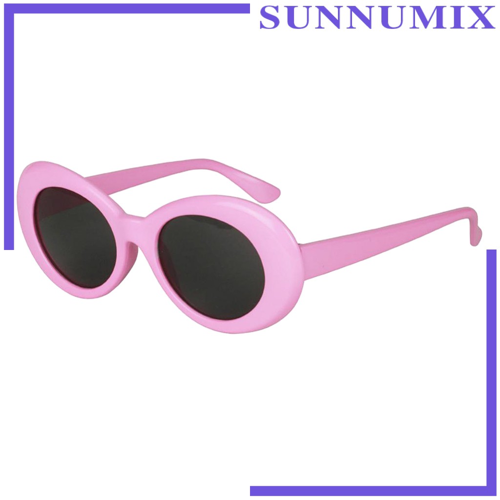 [Sunnimix] Kính Mát Gọng Oval Dày Phong Cách Mới