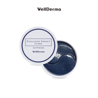 [Trung tâm mua sắm chính thức] Mặt nạ thủy mắt Wellderma Sapphire Collagen Impact 60ea